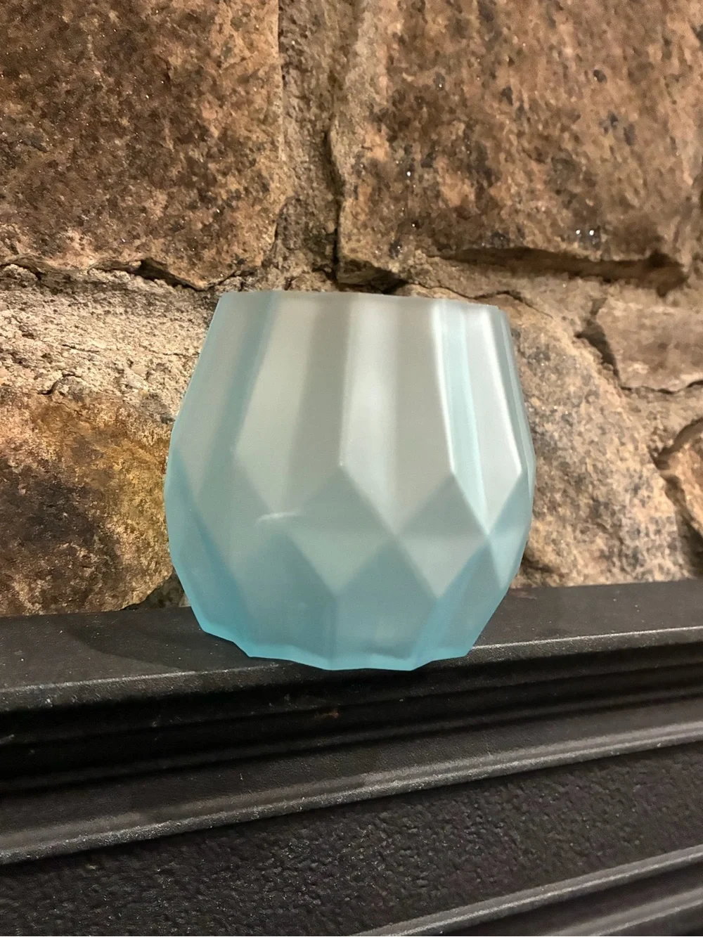 Yankee Candle Blue Diamond Tea Light Candle Holder Brand New